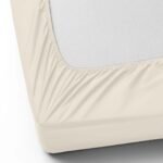 200 Thread Count Fitted Sheet - Cream - Image 5