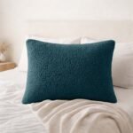 Premium Soft Teddy Fleece Pillows - Green - Image 4