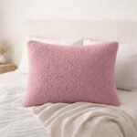 Premium Soft Teddy Fleece Pillows - Pink - Image 3