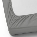 200 Thread Count Fitted Sheet - Grey - Image 5