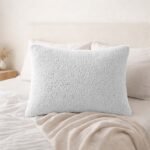 Premium Soft Teddy Fleece Pillows - White - Image 3