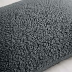 Premium Soft Teddy Fleece Pillows - Charcoal - Image 4