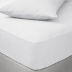 200 Thread Count Fitted Sheet - White