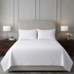 Luxury 200 TC Flat Sheet - White - Image 2
