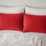 Premium Soft Teddy Fleece Pillows - Red - Image 5