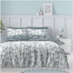 Reversible Forest Leaf Duvet Cover Set Multi