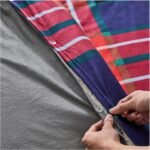 Denim Check Printed Duvet Cover Set - Multi - Image 4