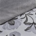 Botanical Leaves Duvet Cover Set - Charcoal - Image 5
