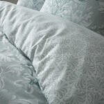 Damask Floral Duvet Cover Set - Duck Egg - Image 2