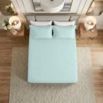Premium Home Essentials Plain Fitted Sheet - Aqua