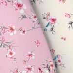 Luxury Floral Birds Duvet Cover Set - Pink - Image 6