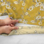 Luxury Floral Birds Duvet Cover Set - Ochre