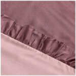 Frill Edge Duvet Cover Set - Baby Pink/Dusky Pink - Image 12