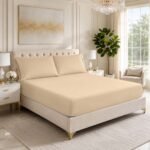 Premium Soft Touch Fitted Sheet – Beige