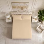 Premium Soft Touch Fitted Sheet – Beige