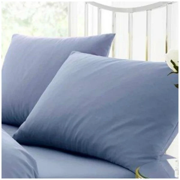 Soft Percale Breathable Pillowcase - Blue