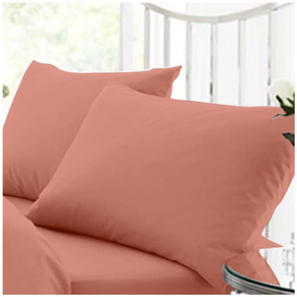 Soft Percale Breathable Pillowcase - Blush Pink