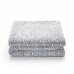 Coco Baby Fleece Throw – Grey - Image 9