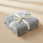 Coco Baby Fleece Throw – Grey - Image 8