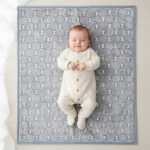 Coco Baby Fleece Throw – Grey - Image 5