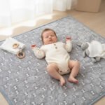 Coco Baby Fleece Throw – Grey - Image 6