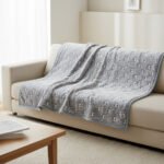 Coco Baby Fleece Throw – Grey