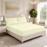 Premium Soft Touch Fitted Sheet – Cream