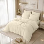Ultra Teddy Fleece Duvet Cover Set - Cream