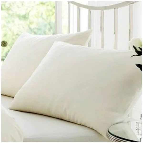 Soft Percale Breathable Pillowcase - Cream