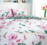 Luxury Floral Botanical Quilt Cover Set - Pink - Image 3
