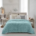 Luxury Soft Fleece Throw Blanket - Duck Egg