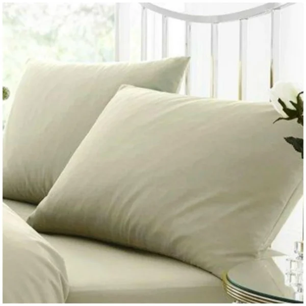 Soft Percale Breathable Pillowcase - Duck Egg