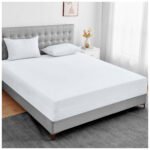 Waterproof Mattress Encasement Cover - White