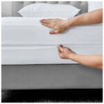 Waterproof Mattress Encasement Cover - White