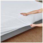 Waterproof Mattress Encasement Cover - White