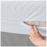 Waterproof Mattress Encasement Cover - White