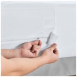 Waterproof Mattress Encasement Cover - White