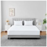 Waterproof Mattress Encasement Cover - White