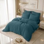 Ultra Teddy Fleece Duvet Cover Set - Green
