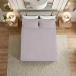 Premium Home Essentials Plain Fitted Sheet - Grey
