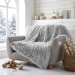 Luxury Soft Fleece Throw Blanket - Charcoal