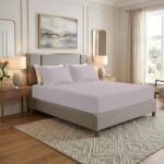 Premium Home Essentials Plain Fitted Sheet - Grey