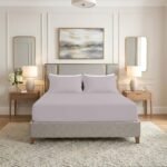 Premium Home Essentials Plain Fitted Sheet - Grey