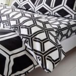 Geometry Duvet Cover Set - Black/White - Image 5