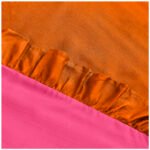 Frill Edge Duvet Cover Set - Hot Pink/Orange - Image 14