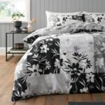 Luxury Botanical Duvet Cover Set - Grey - Image 2