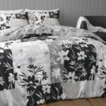 Luxury Botanical Duvet Cover Set - Grey - Image 3