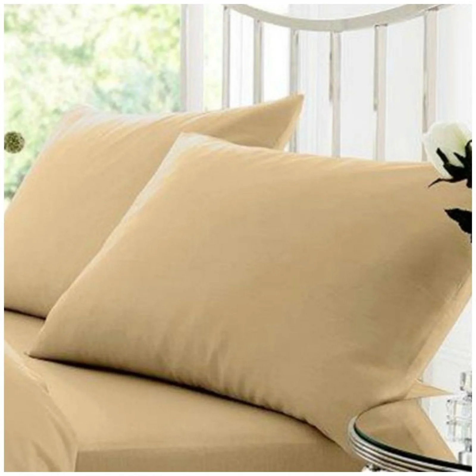 Mocha Soft Percale Breathable Pillowcase - Mocha