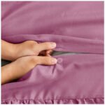 Frill Edge Duvet Cover Set - Mulbury/Pink - Image 2