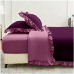 Frill Edge Duvet Cover Set - Mulbury/Pink - Image 12